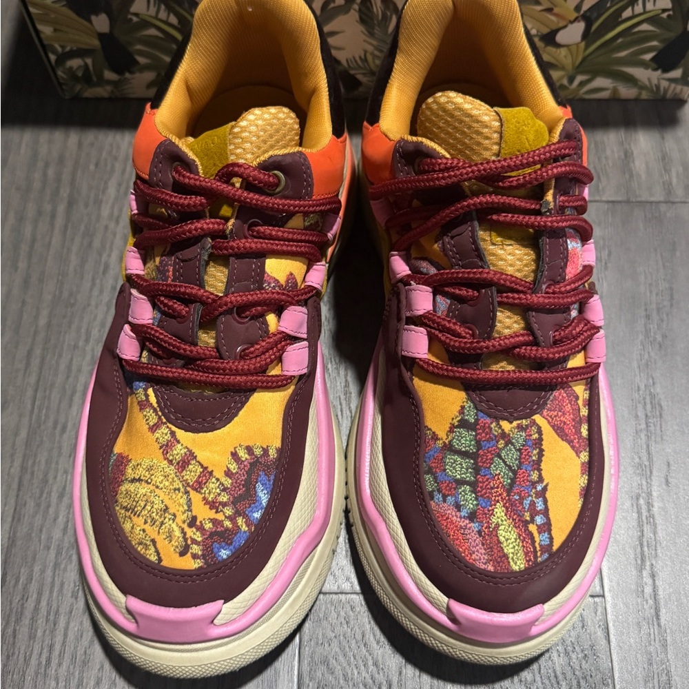 FARM RIO Colorful Tropical Vibe Sneaker Multicolor Size 7 (US) - Picture 3 of 11